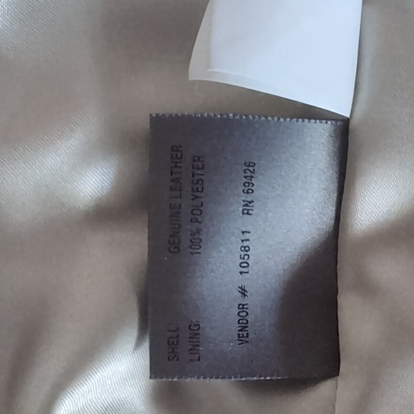 Wilson Genuine Leather Jacket Mint Green color Size S with pockets - Picture 10 of 11